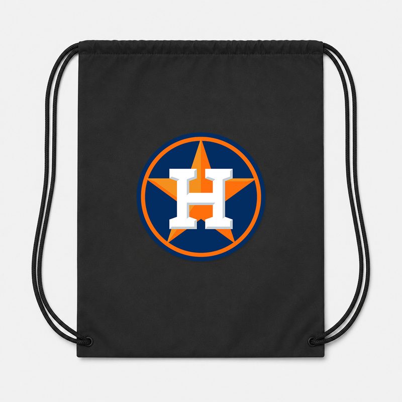 Houston Astros Drawstring Bag - Black