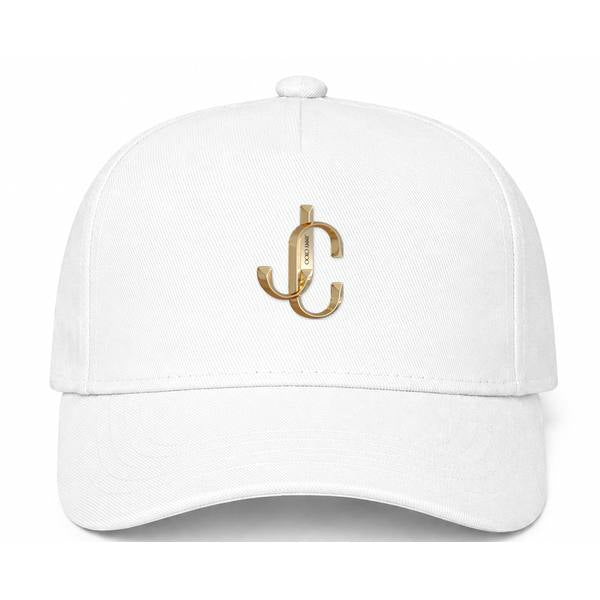 Jimmy Choo Logo White Dad Baseball Cap Hat