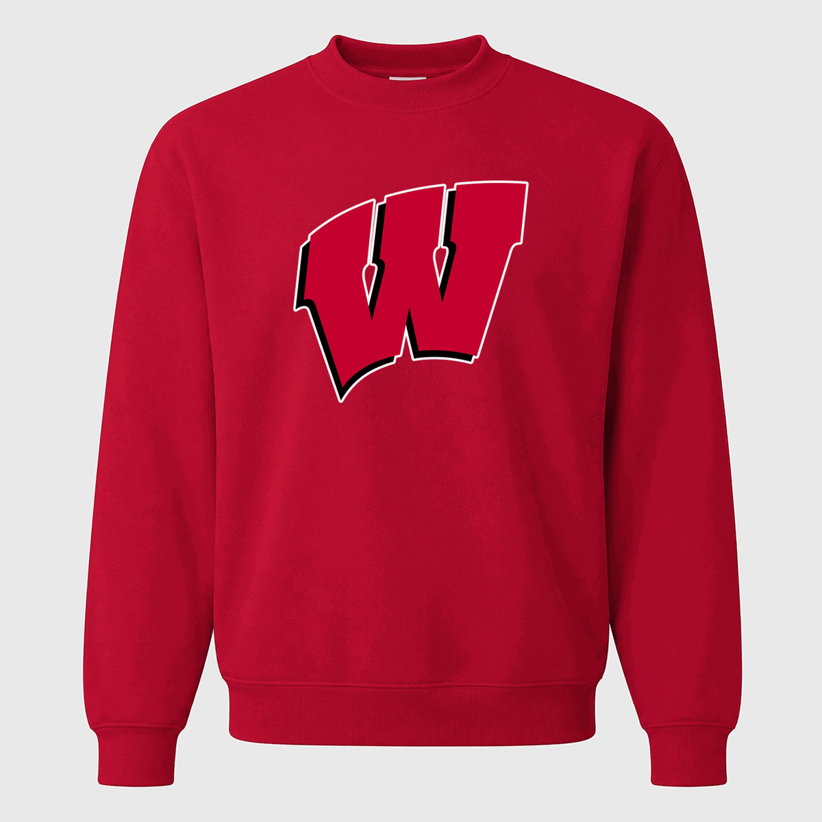 Men's Wisconsin Badgers Crewneck Sweatshirt - Red