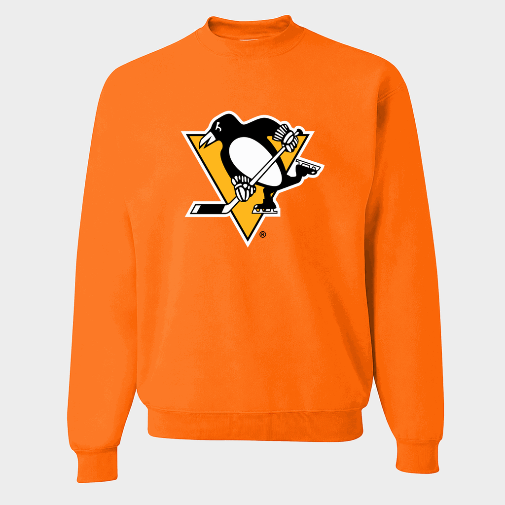 Men's Pittsburgh Penguins Crewneck Sweatshirt - Orange