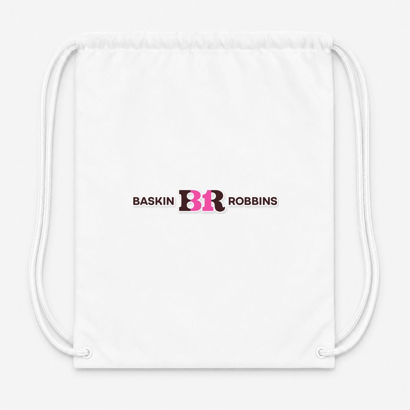 Baskin Rоbbins Drawstring Bag - White