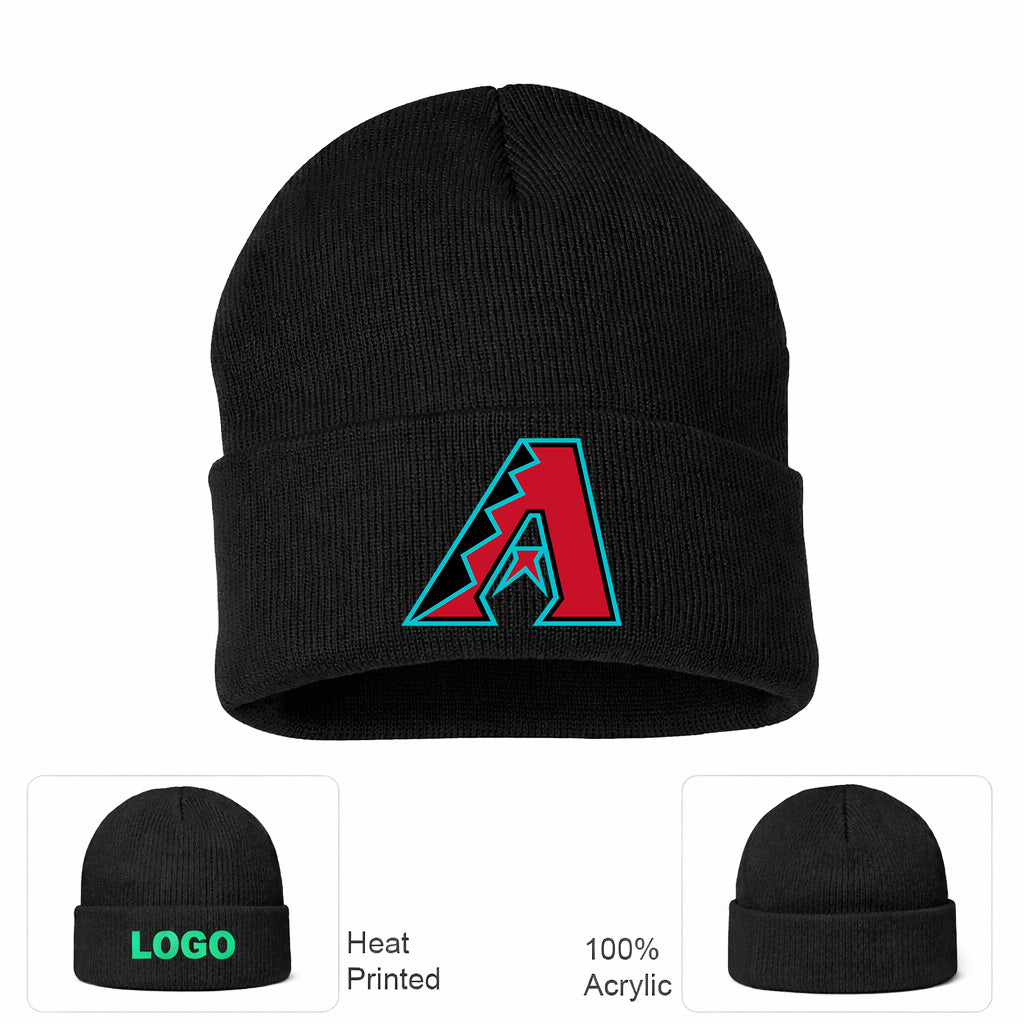 MLB Arizona Diamondbacks Beanie Hat - Black