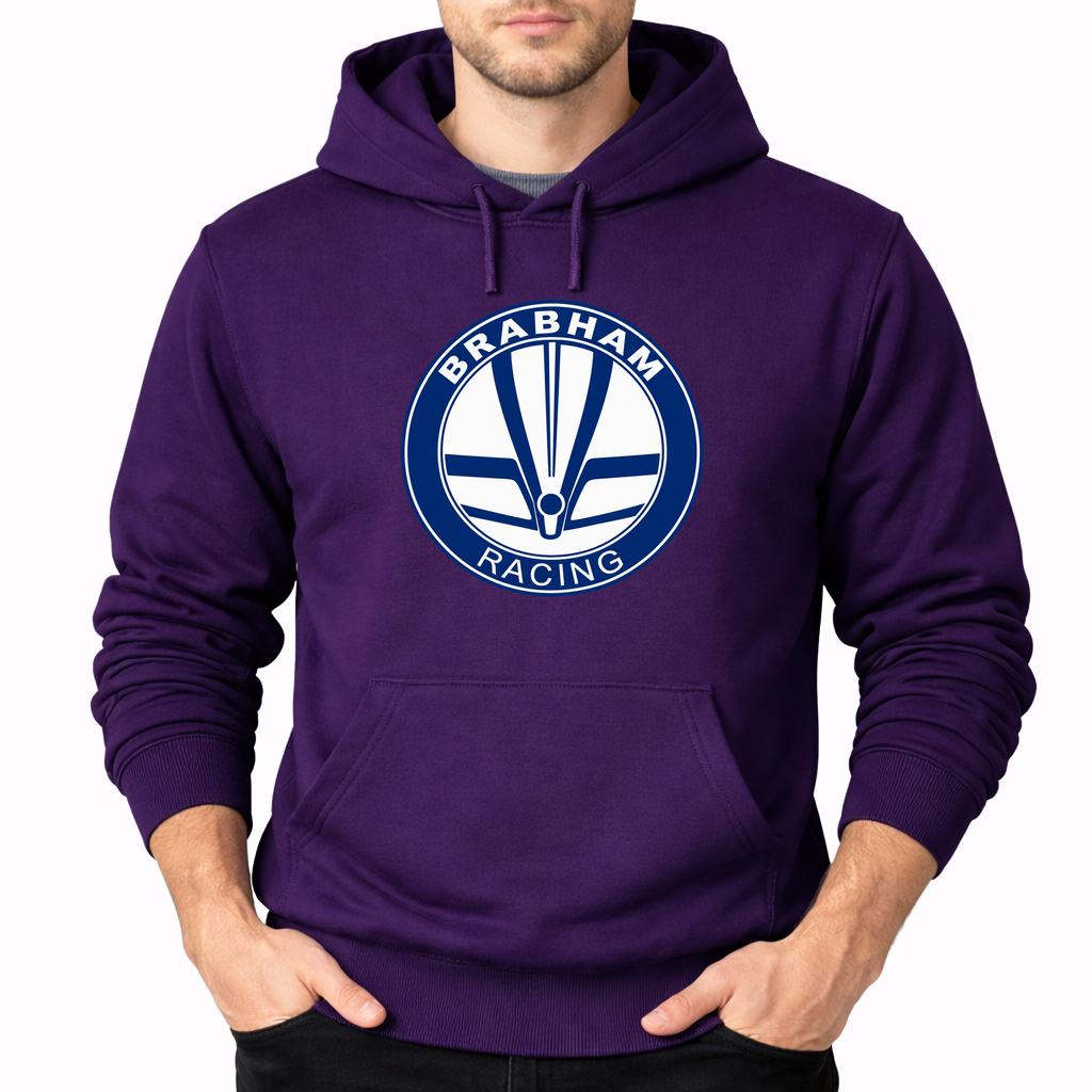 Men's Brabham Racing Pullover Hoodie - Purple