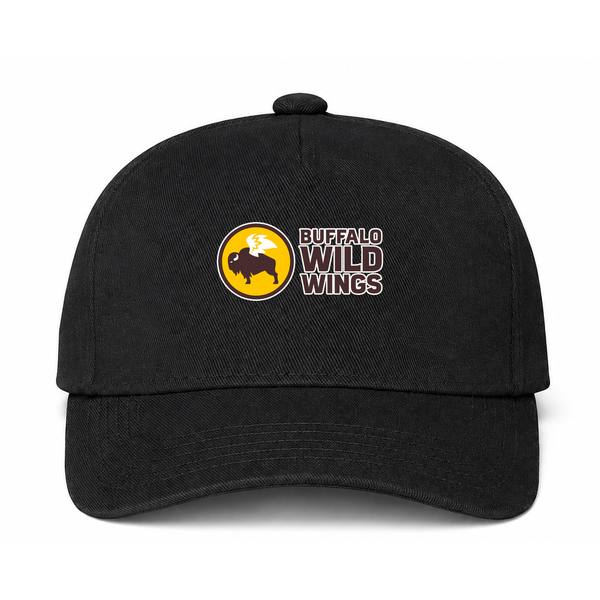 Buffalo Wild Wings Logo Version 2 Black Dad Baseball Cap Hat