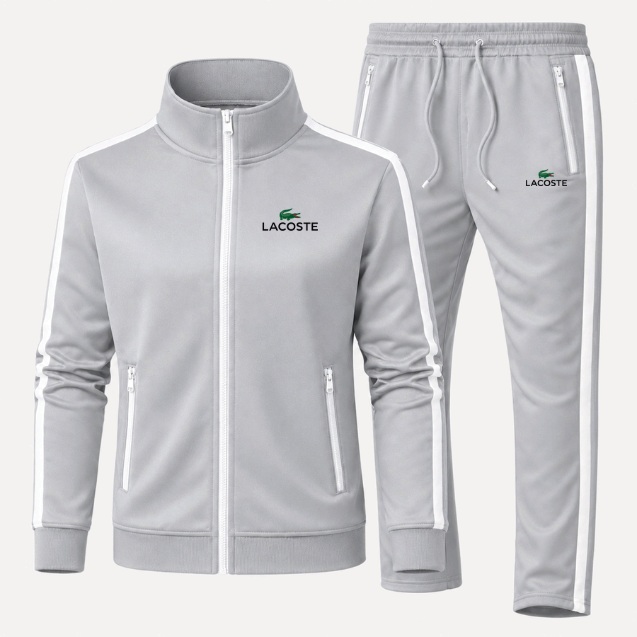 Lacoste tracksuit in Gray