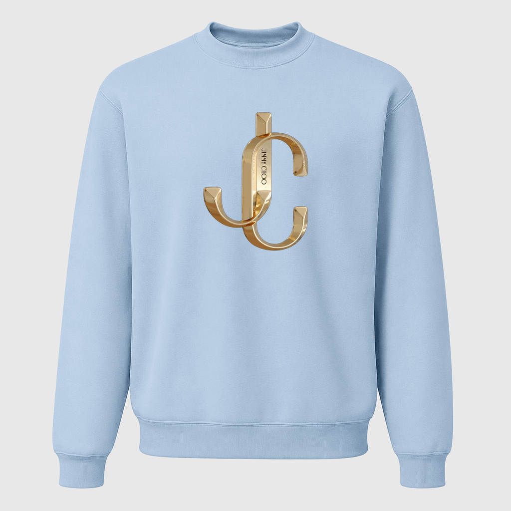 Men's Jimmy Choo Crewneck Sweatshirt - Sky Blue