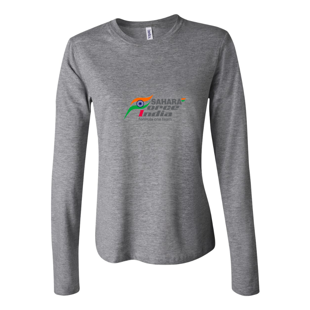 Women's Sahara Force India Formula One Team Long Sleeve T-Shirt - Gray