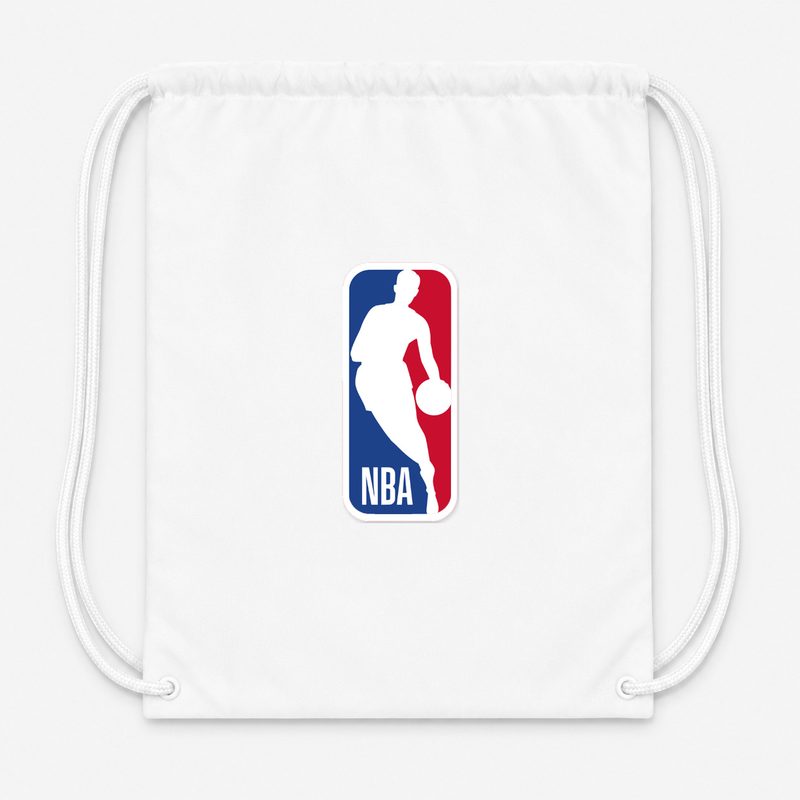 NBA Drawstring Bag - White