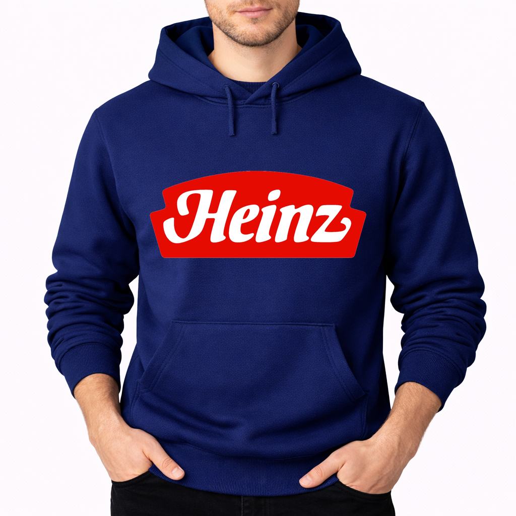 Men's Heinz Food Pullover Hoodie - Navy