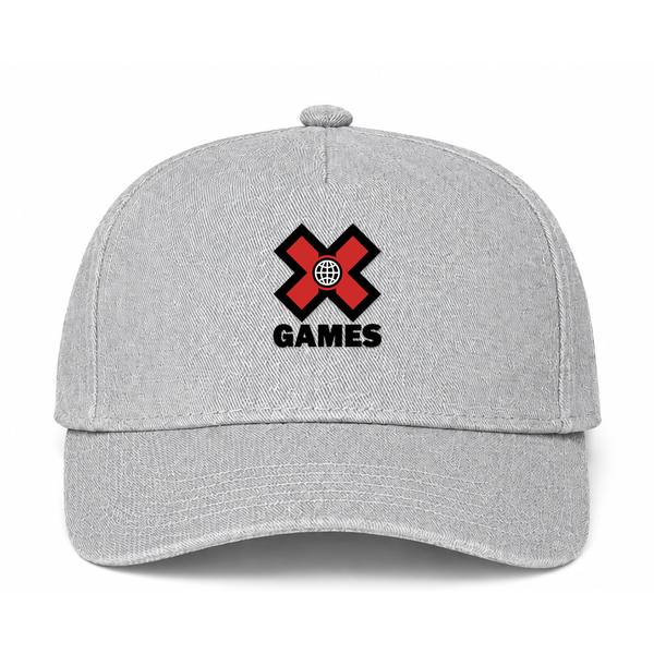 X Games Logo Gray Dad Baseball Cap Hat
