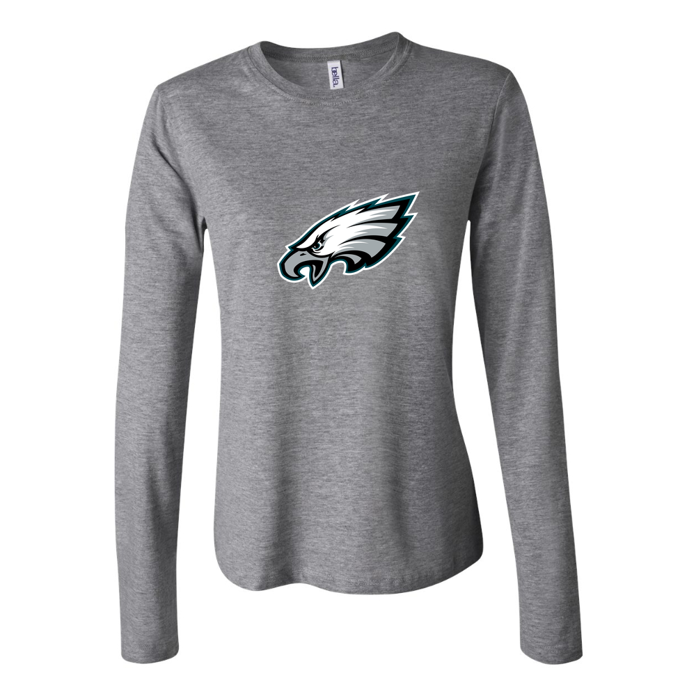 Women's Philadelphia Eagles Long Sleeve T-Shirt - Gray