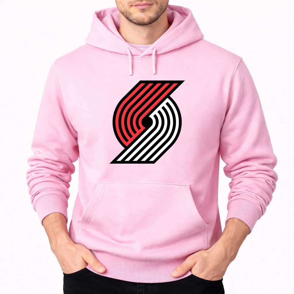 Men's Portland Trail Blazers Pullover Hoodie - Pink