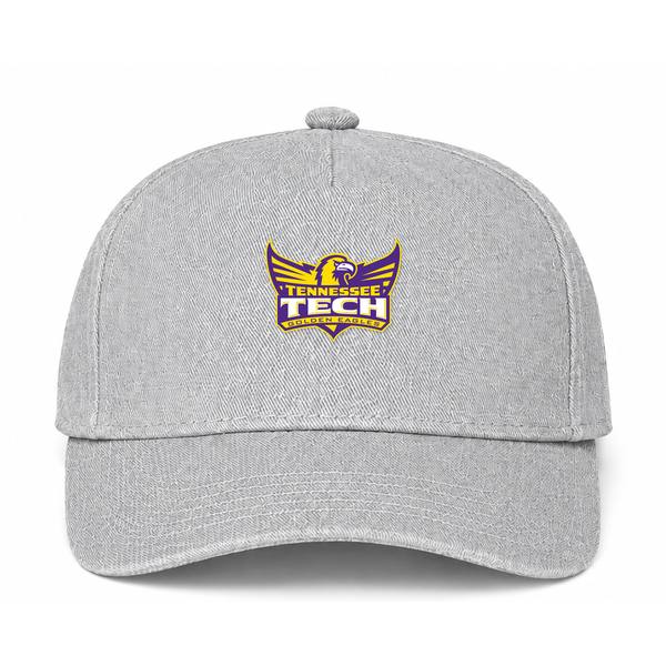 Tennessee Tech Golden Eagles Logo Gray Dad Baseball Cap Hat