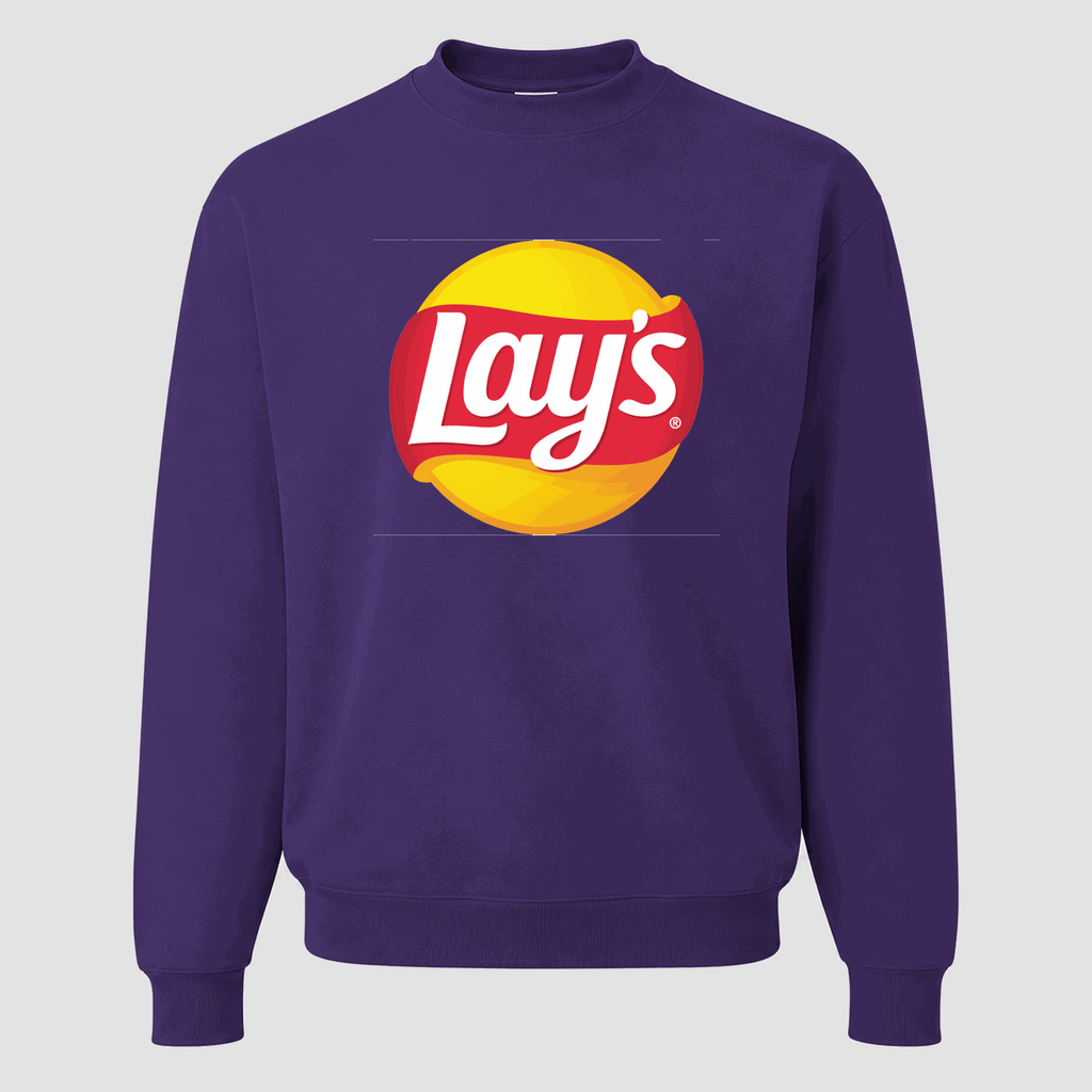 Men's Lay's Crewneck Sweatshirt - Purple
