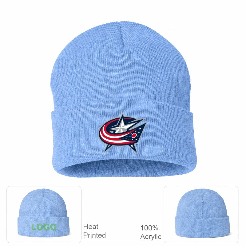 Columbus Blue Jackets Sky Blue Beanie Hat