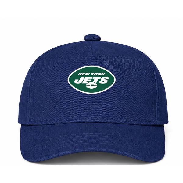 New York Jets NFL Logo Navy Dad Baseball Cap Hat
