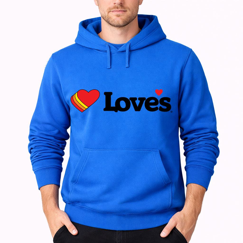 Men's Love's Travel Stops Pullover Hoodie - Azure