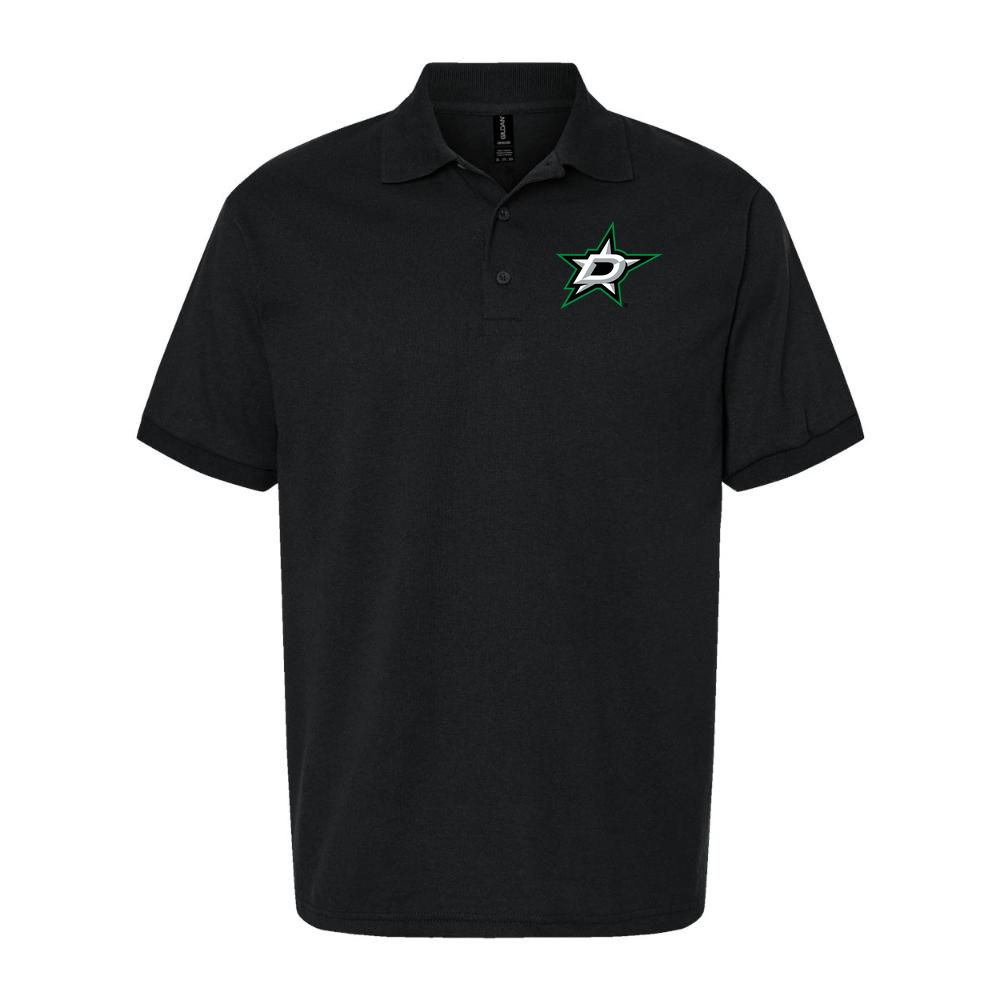 Men's Dallas Stars Dry Blend Polo - Black