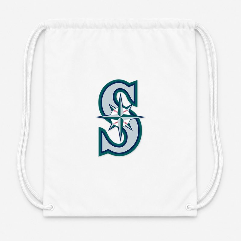 Seattle Mariners Drawstring Bag - White