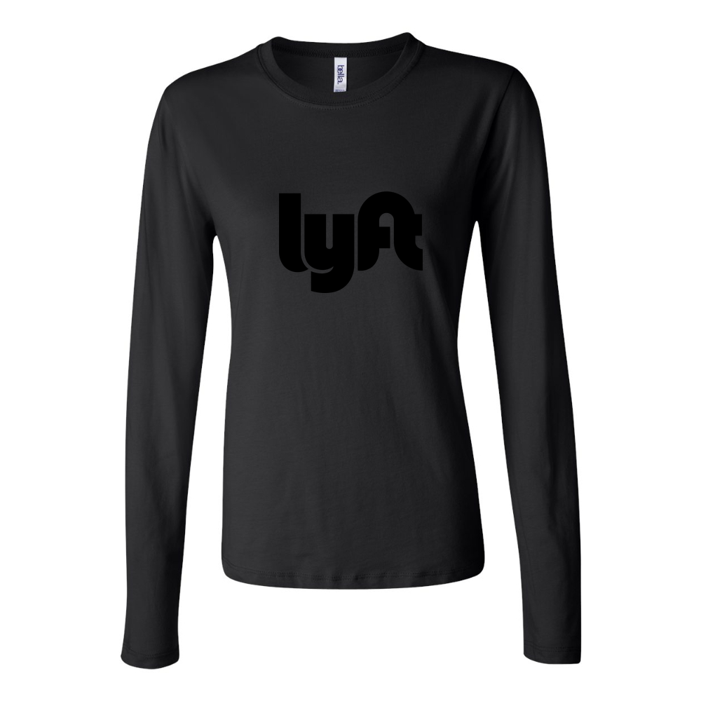 Women's Lyft black Long Sleeve T-Shirt - Black