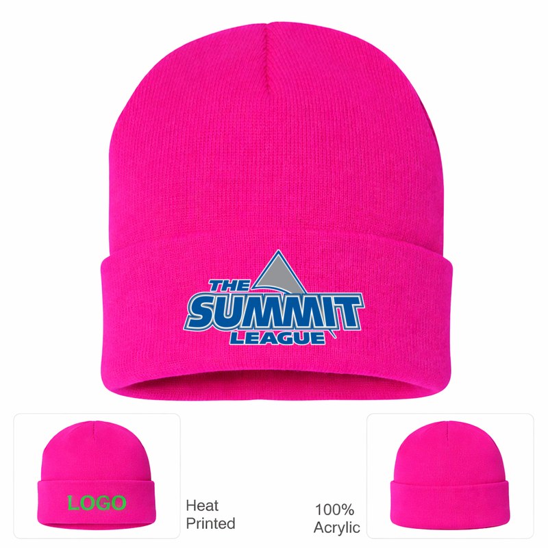 The Summit League Hot Pink Beanie Hat