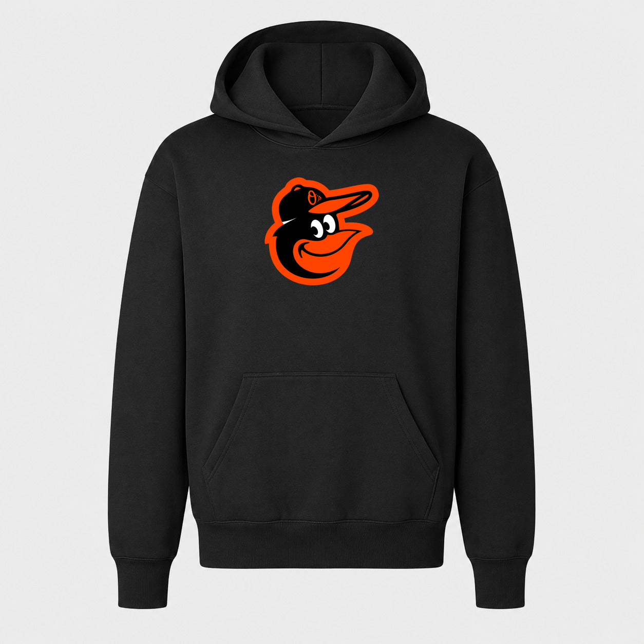 Youth Baltimore Orioles Pullover Hoodie - Black