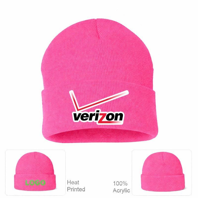 Verizon Wireless Pink Beanie Hat