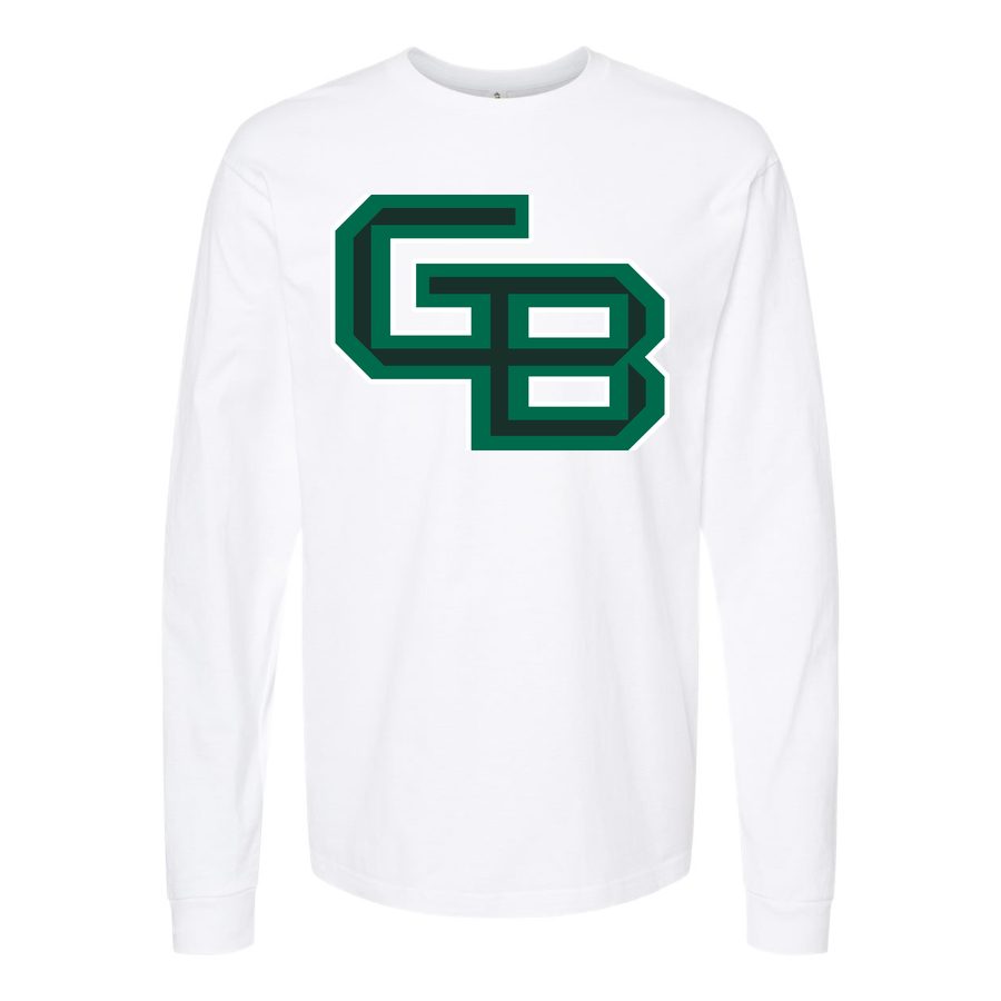 Men's Wisconsin Green Bay Phoenix Logo Long sleeves Cotton Blend T-Shirt - White