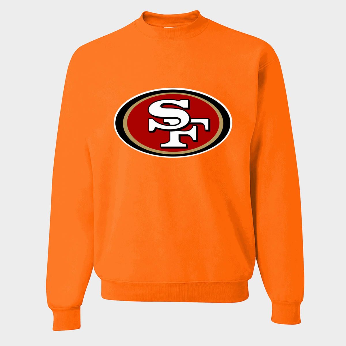 Men's San Francisco 49ers Crewneck Sweatshirt - Orange