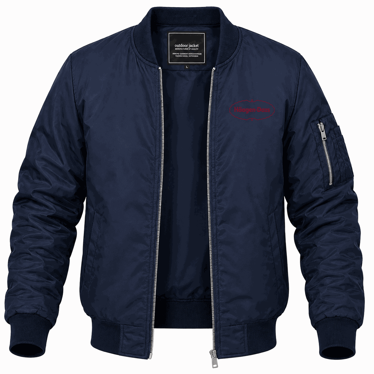 Men's Häagen-Dazs Lightweight Bomber Jacket - Navy
