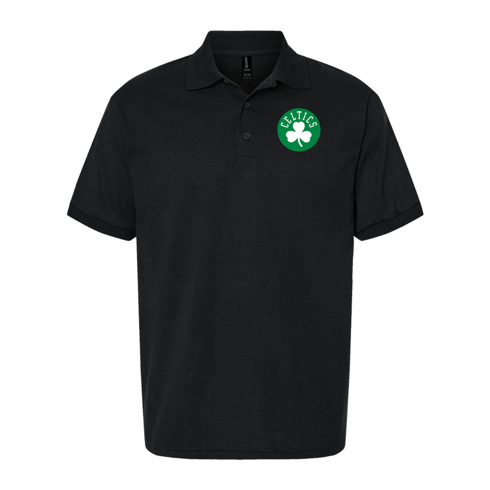 Men's Boston Celtics Dry Blend Polo - Black