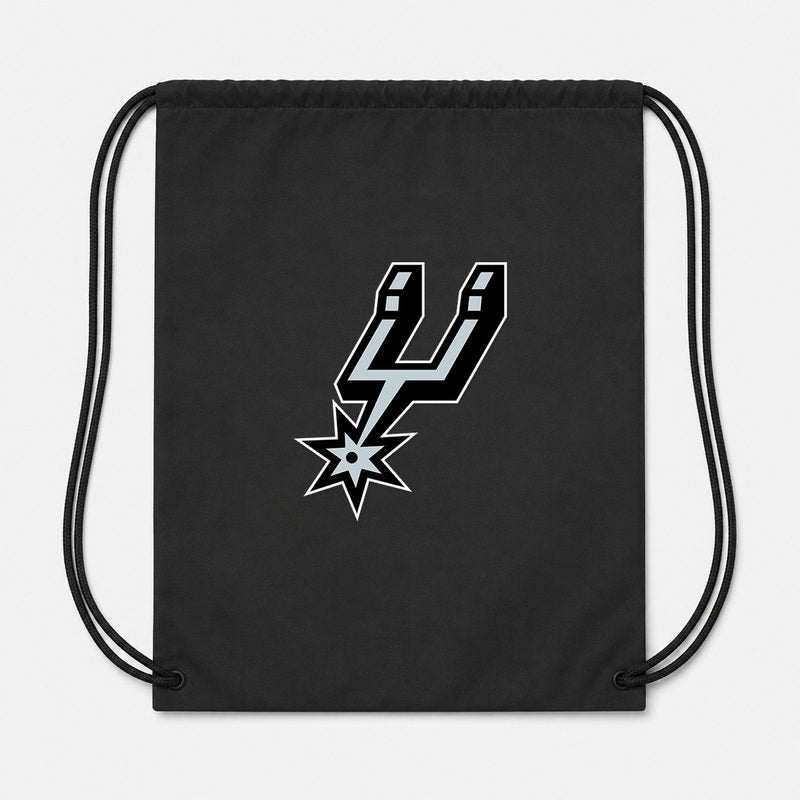 San Antonio Spurs Drawstring Bag - Black