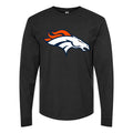 Men's Denver Broncos Long sleeves Cotton Blend T-Shirt - Black