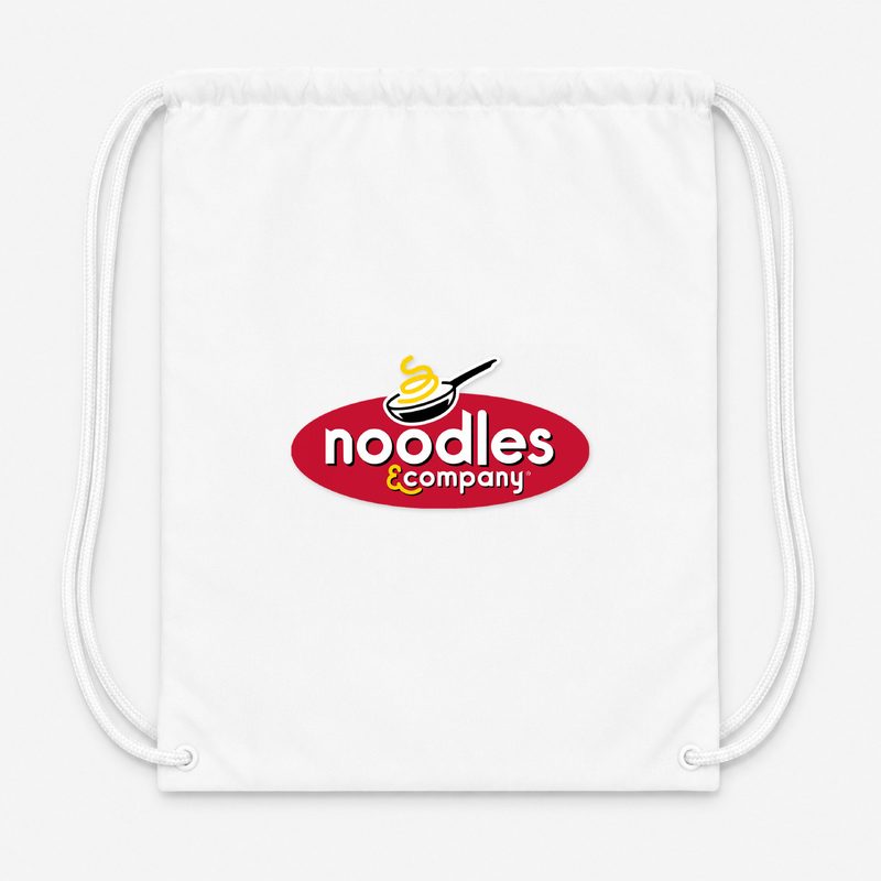 Noodles Company Drawstring Bag - White
