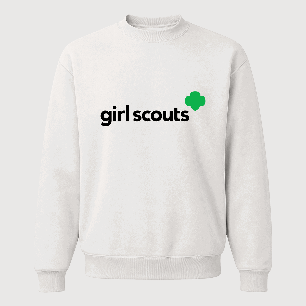 Men's Girl Scouts Logo Crewneck Sweatshirt - White