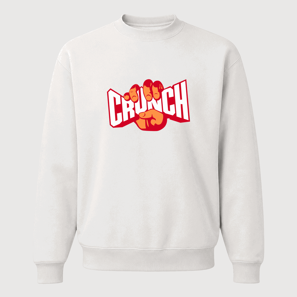 Men's Crunch Fitness Crewneck Sweatshirt - White