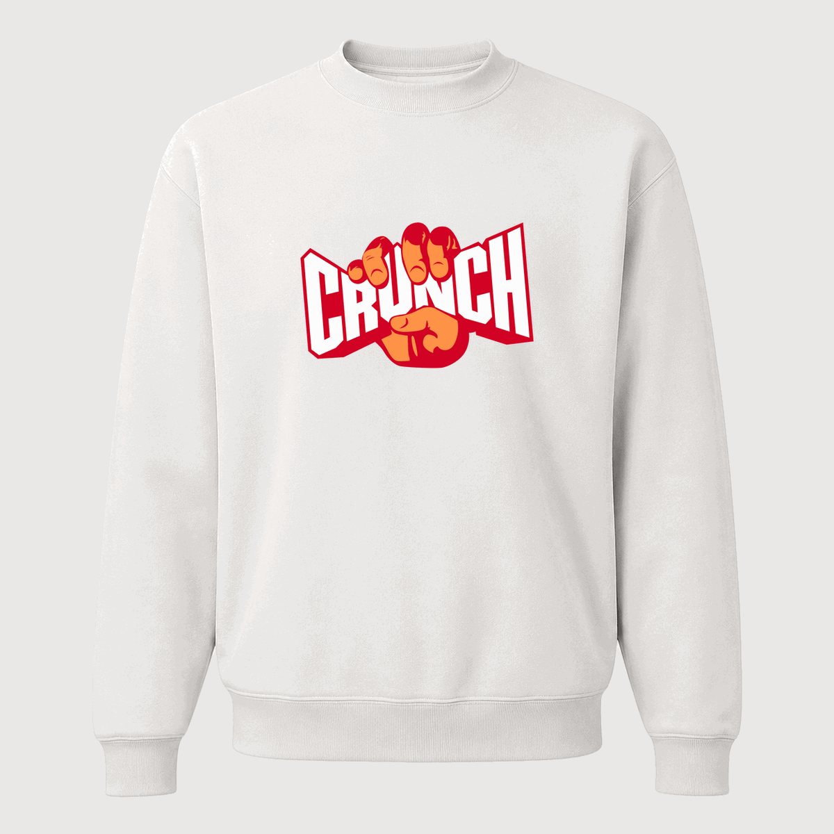 Men's Crunch Fitness Crewneck Sweatshirt - White