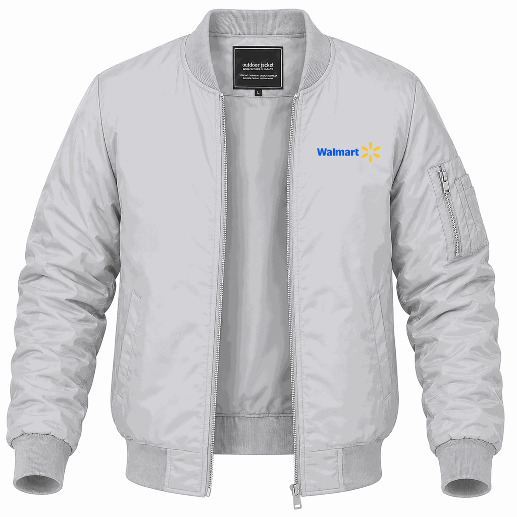 Men's Walmart Lightweight Bomber Jacket - Gray