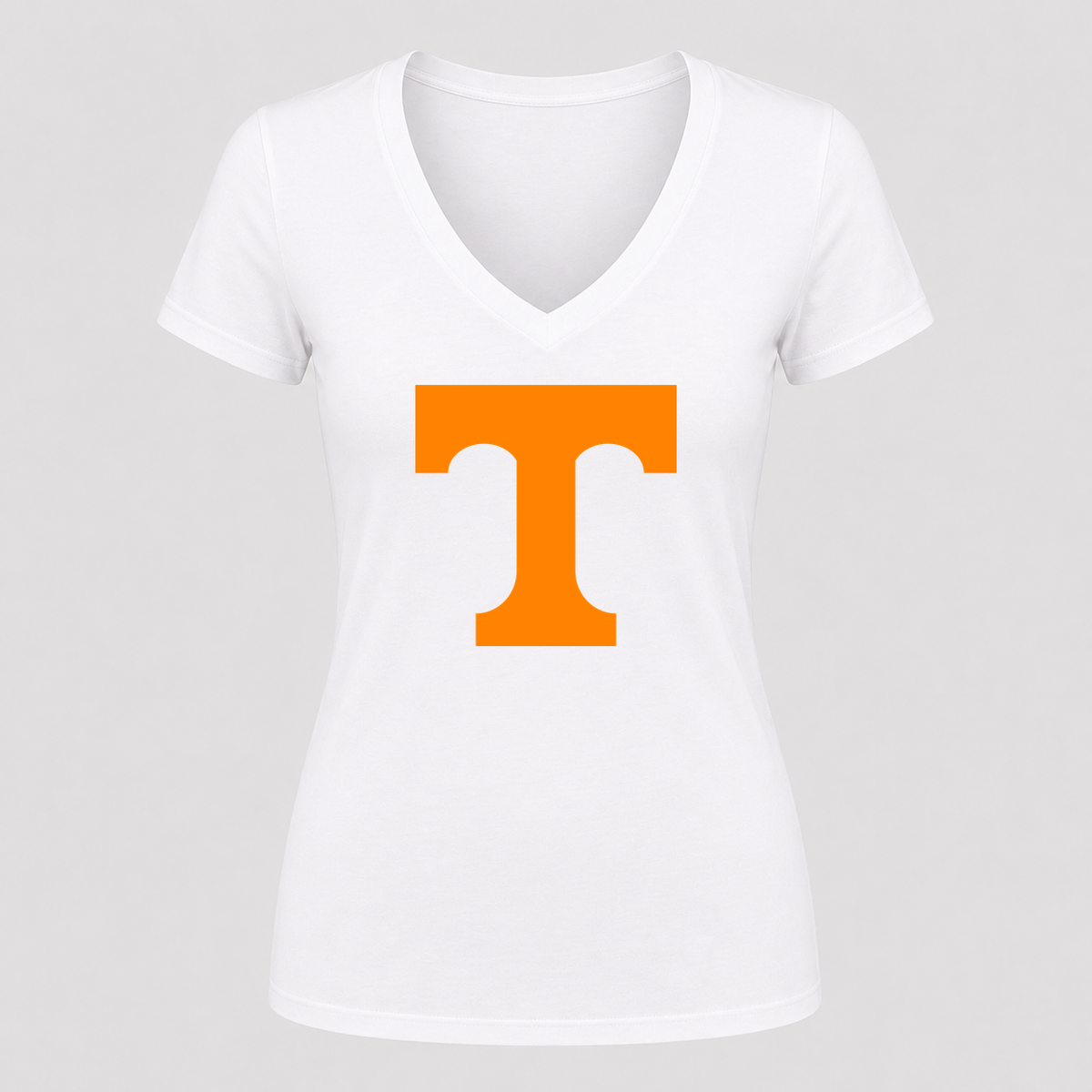 Women's Tennessee Volunteers V Neck T-Shirt in white