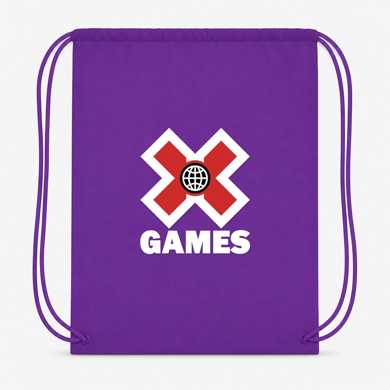 X Games .white Drawstring Bag - Purple