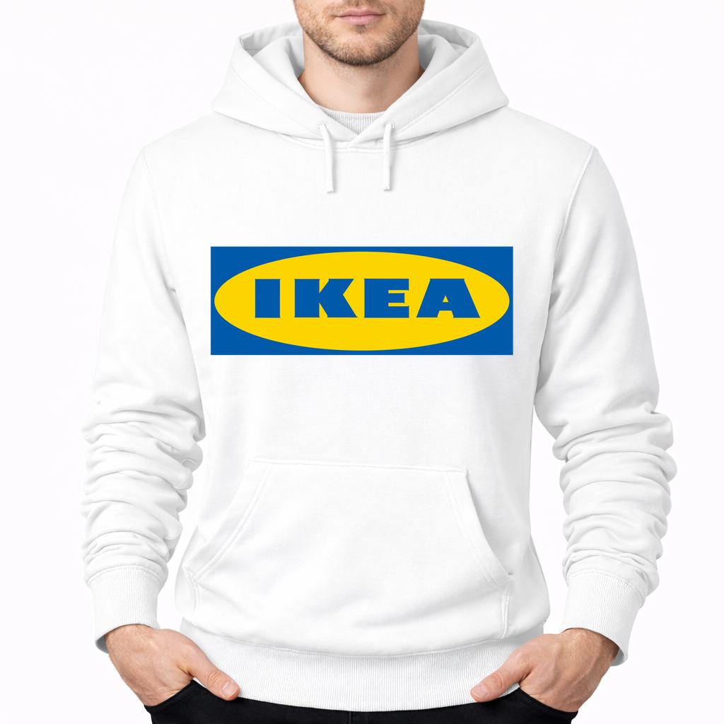 Men's Ikea Pullover Hoodie - White