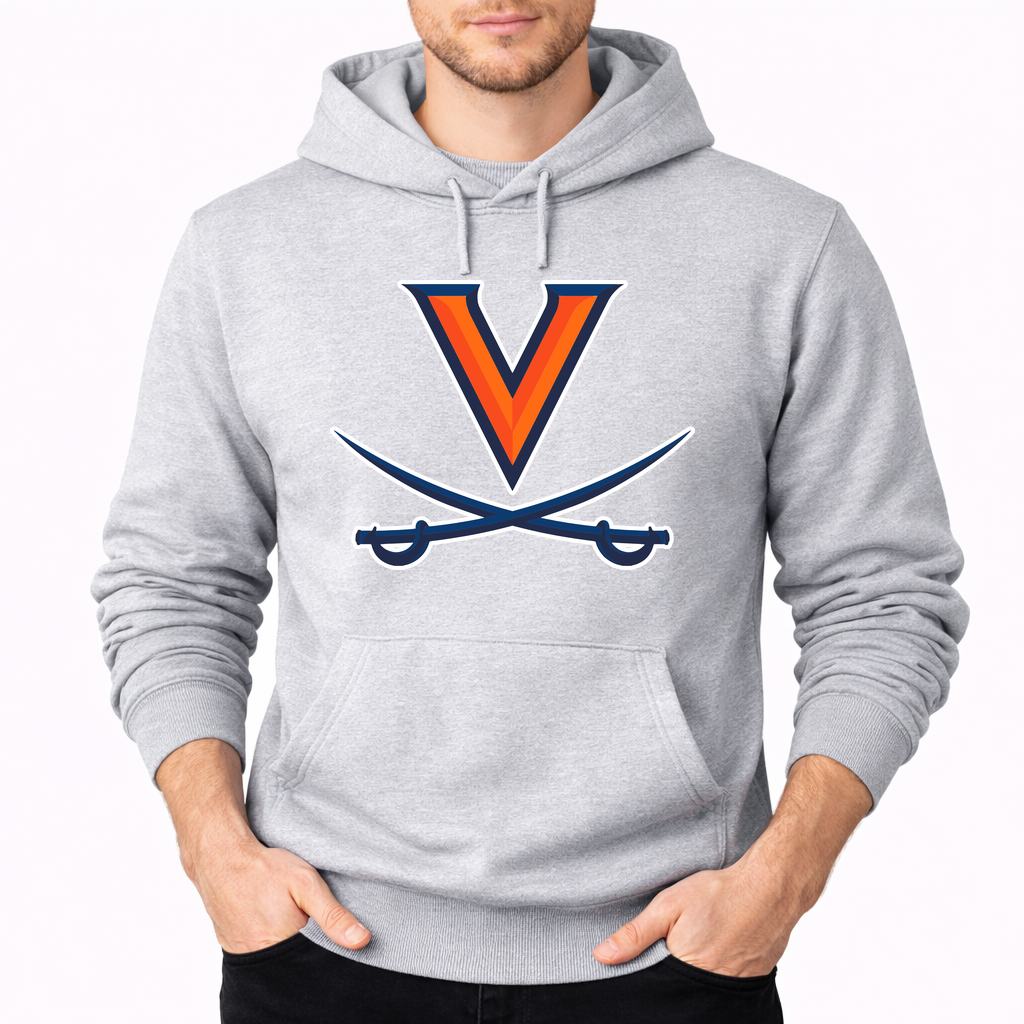 Men's Virginia Cavaliers Pullover Hoodie - Gray