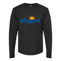 Men's Allegiant Air Long sleeves Cotton Blend T-Shirt - Black