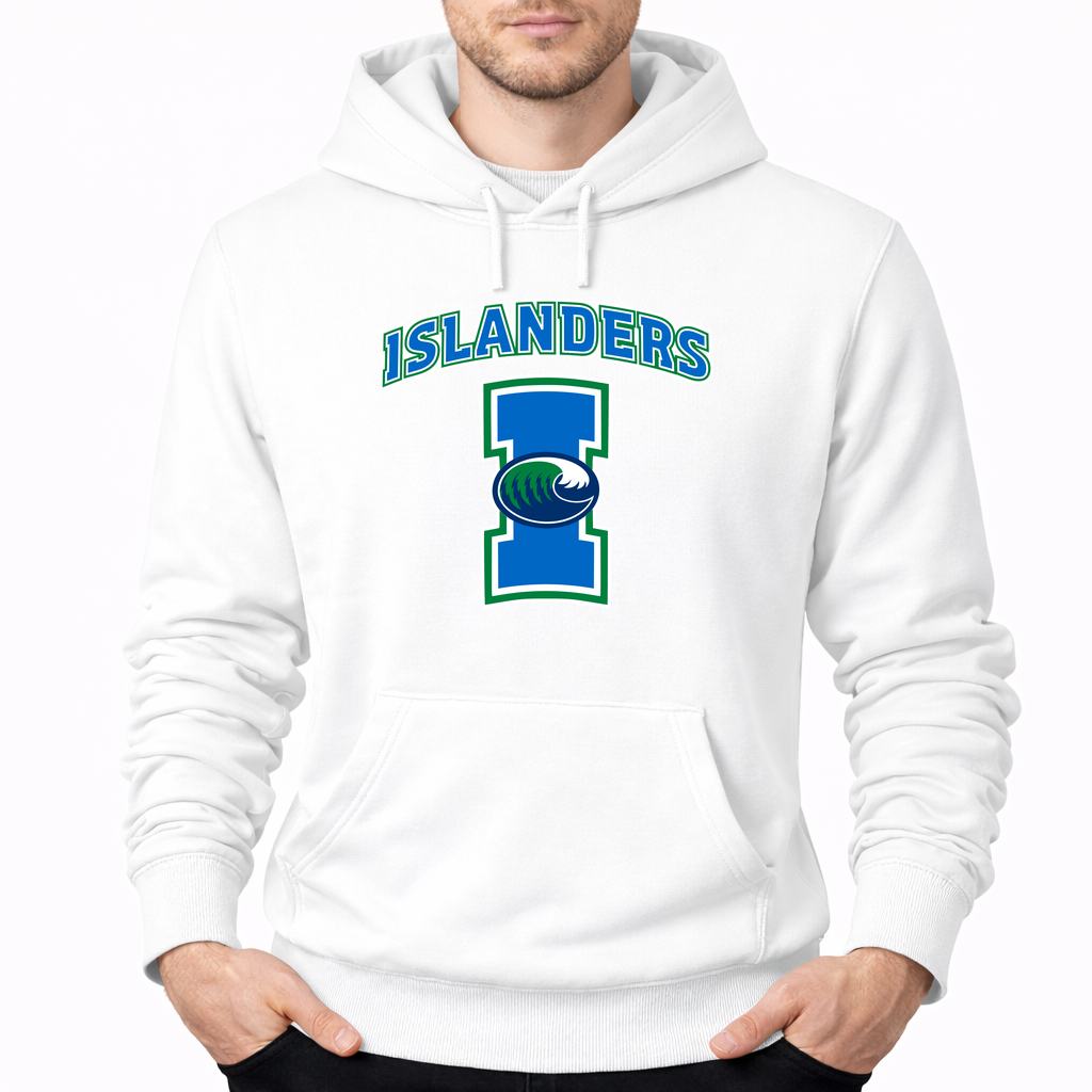 Men's Texas AM CC Islanders Pullover Hoodie - White