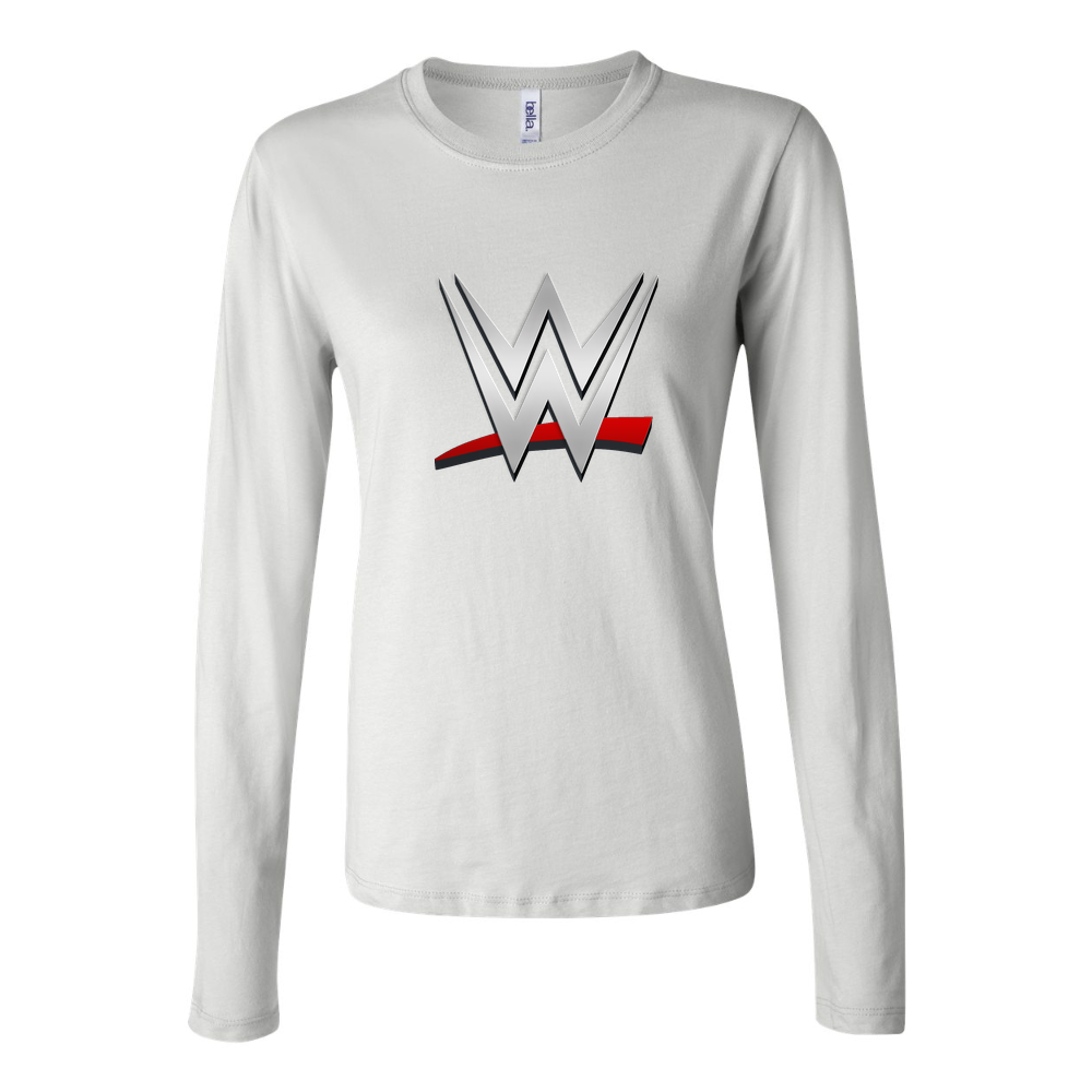 Women's WWE Wrestling Long Sleeve T-Shirt - White
