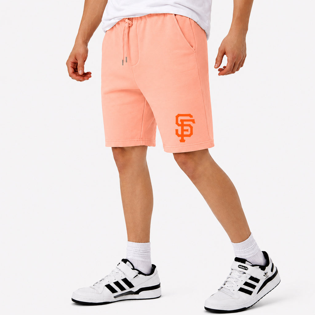 Men's San Francisco Giants Cotton Shorts - Peach