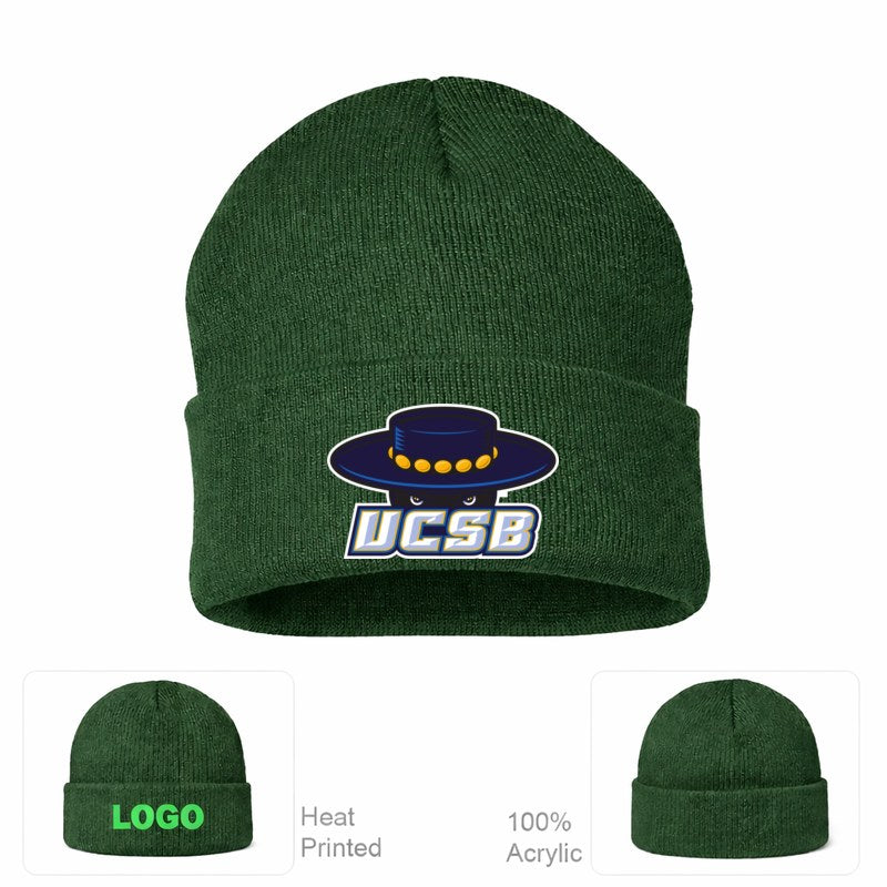 UCSB Gauchos Forest Green Beanie Hat