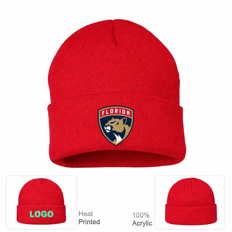 Florida Panthers Red Beanie Hat