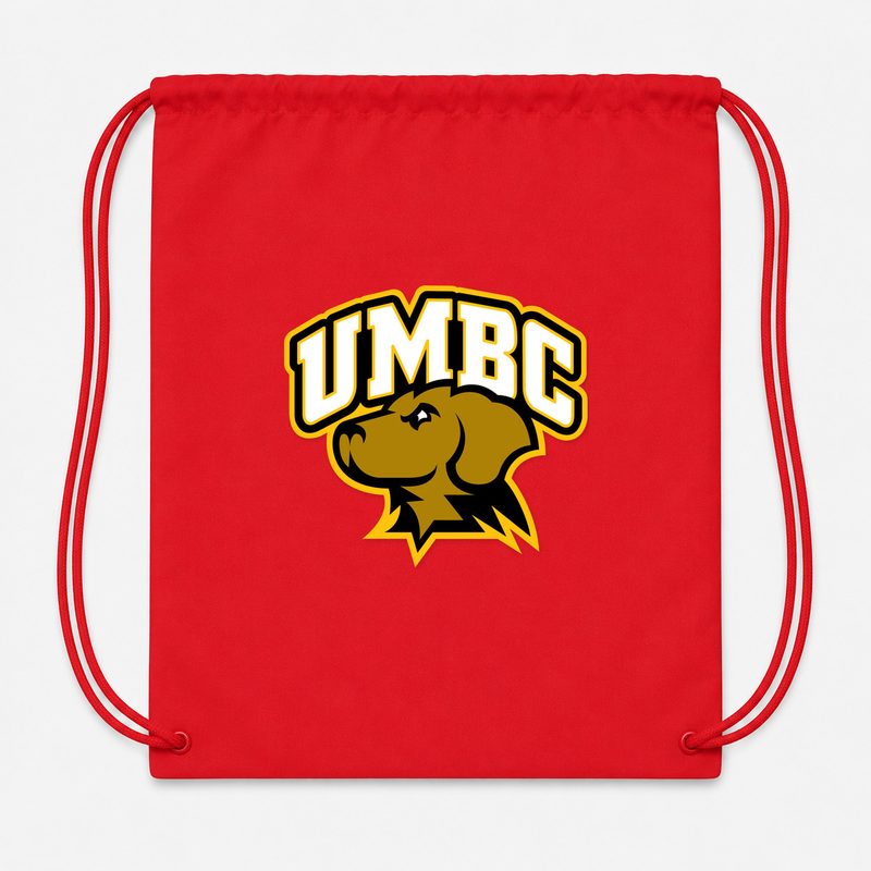 UMBC Retrievers Drawstring Bag - Red