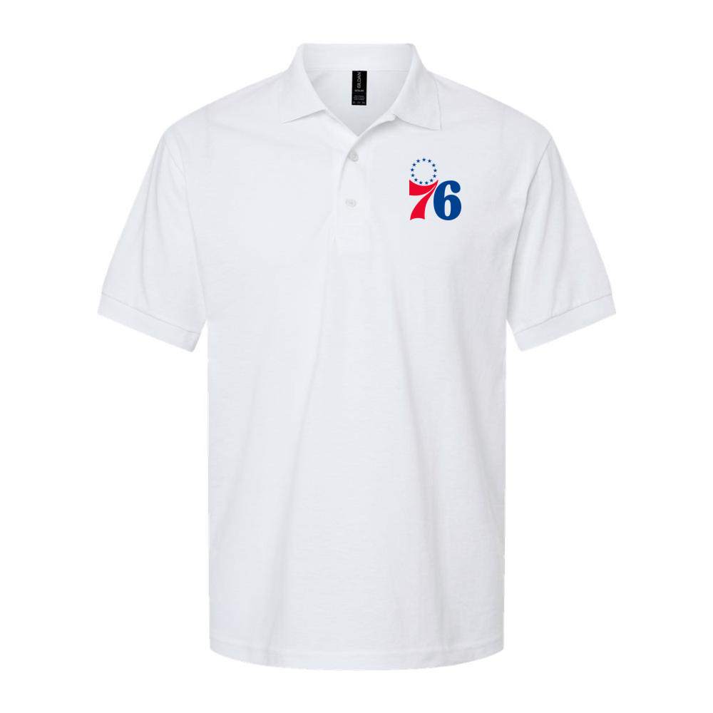 Men's Philadelphia 76ers Dry Blend Polo - White
